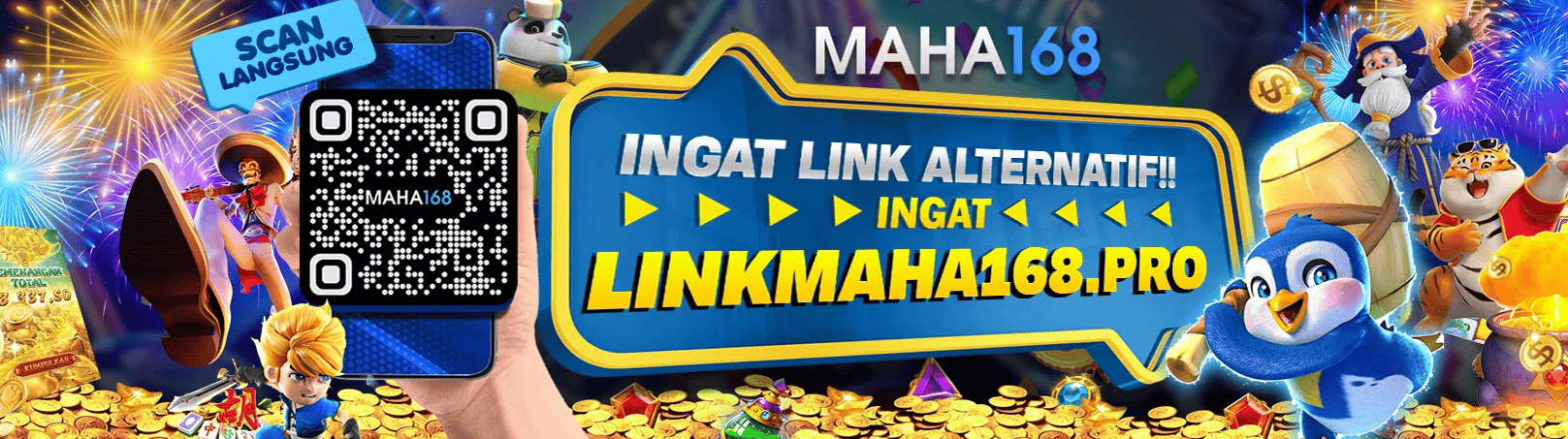 Ilustrasi link alternatif Maha168 terbaru