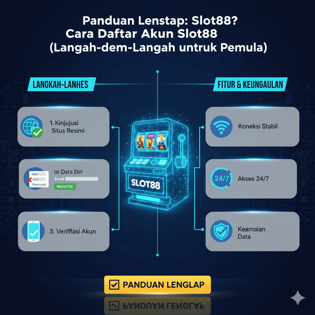 Panduan Lengkap: Cara Daftar Akun Slot88 (Langkah-demi-Langkah untuk Pemula)