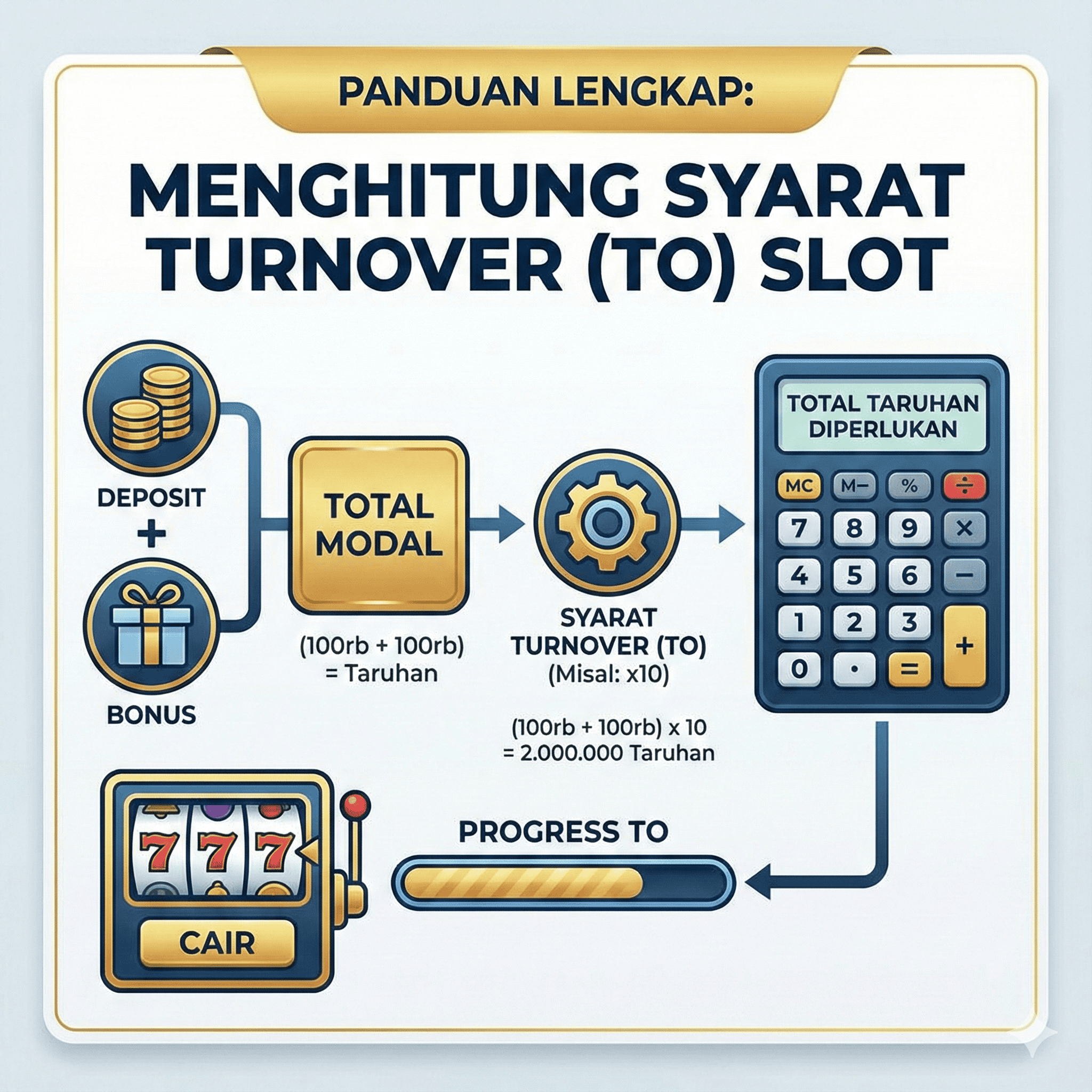 Panduan Lengkap Cara Menghitung Syarat Turnover (TO) Agar Bonus Slot Bisa Cair